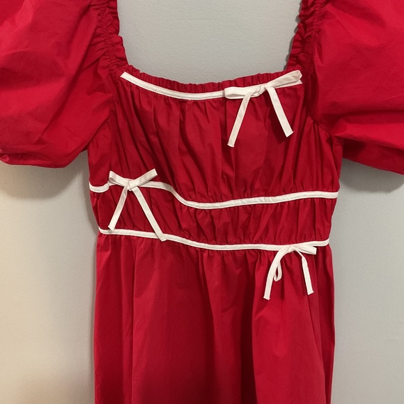 NWT day+moon Hot Streak Mini Dress In Red, Small - Picture 4 of 11